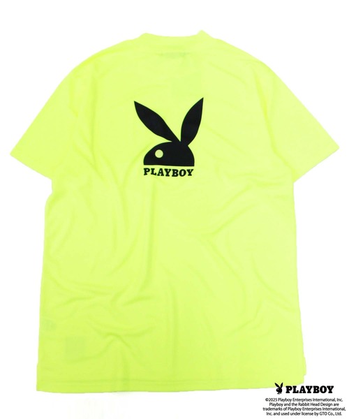 PLAYBOY（プレイボーイ）の「【GOLF】ゴルフウェア　PLAYBOY　接触冷感モックネックT（Tシャツ/カットソー・メンズ・イエロー/ブラック/グレー・M/L/XL）」の12枚目の写真