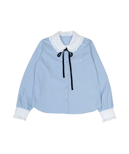 MILK（ミルク）の「フリルロゴ ブラウス（シャツ/ブラウス・レディース・C/A/B・FREE）」の4枚目の写真