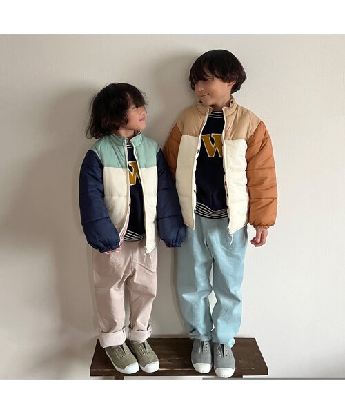 セール】【洗える・2Way】バラエティリバーシブル中綿ジャケット