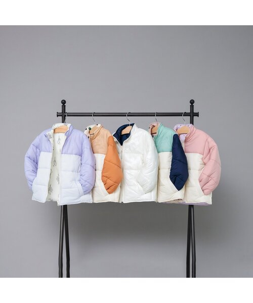 セール】【洗える・2Way】バラエティリバーシブル中綿ジャケット