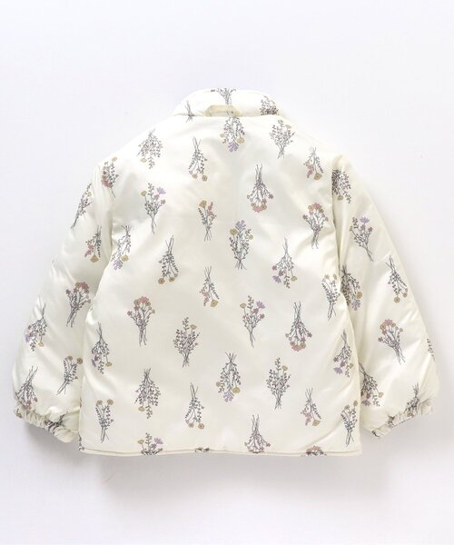 apres les cours（アプレレクール）の「【洗える・2Way】バラエティリバーシブル中綿ジャケット（ダウンジャケット/コート・キッズ・オフホワイト/ラベンダー/ネイビー/オレンジ/ピンク・90/120/140/130/80/110/100）」の7枚目の写真