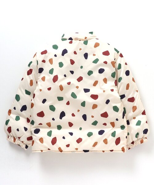 apres les cours（アプレレクール）の「【洗える・2Way】バラエティリバーシブル中綿ジャケット（ダウンジャケット/コート・キッズ・オフホワイト/ラベンダー/ネイビー/オレンジ/ピンク・90/120/140/130/80/110/100）」の9枚目の写真