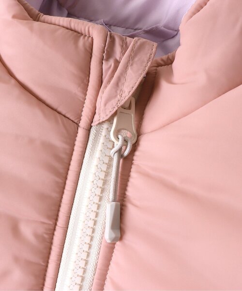 apres les cours（アプレレクール）の「【洗える・2Way】バラエティリバーシブル中綿ジャケット（ダウンジャケット/コート・キッズ・オフホワイト/ラベンダー/ネイビー/オレンジ/ピンク・90/120/140/130/80/110/100）」の14枚目の写真