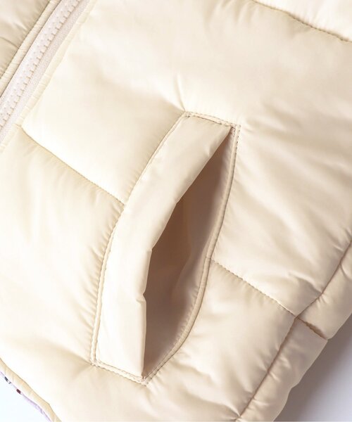 apres les cours（アプレレクール）の「【洗える・2Way】バラエティリバーシブル中綿ジャケット（ダウンジャケット/コート・キッズ・オフホワイト/ラベンダー/ネイビー/オレンジ/ピンク・90/120/140/130/80/110/100）」の15枚目の写真