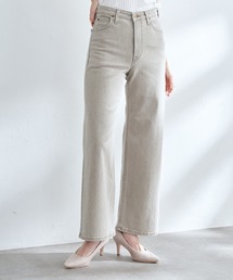 Lee/リー ワイドデニムパンツ美脚 腰回りスッキリ【STANDARD WARDROBE LASTIC ストレッチデニム】【定番カラー】