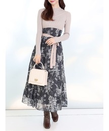 MERCURYDUO | ニットドッキングトワルトジュイワンピース(ワンピース)