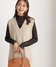 N.（N. Natural Beauty Basic） | シュリンクハイネックシアーインナーカットソー(Tシャツ/カットソー)