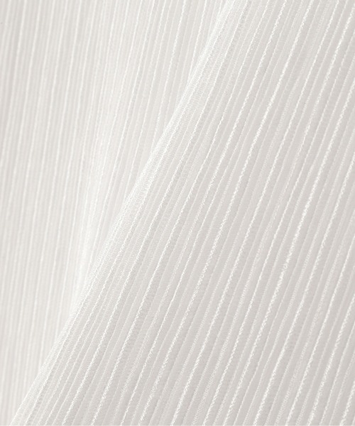 N.（N. Natural Beauty Basic）（エヌエヌナチュラルビューティーベーシック）の「シュリンクハイネックシアーインナーカットソー（Tシャツ/カットソー・レディース・ホワイト/ブラック/ブルー・MEDIUM）」の4枚目の写真