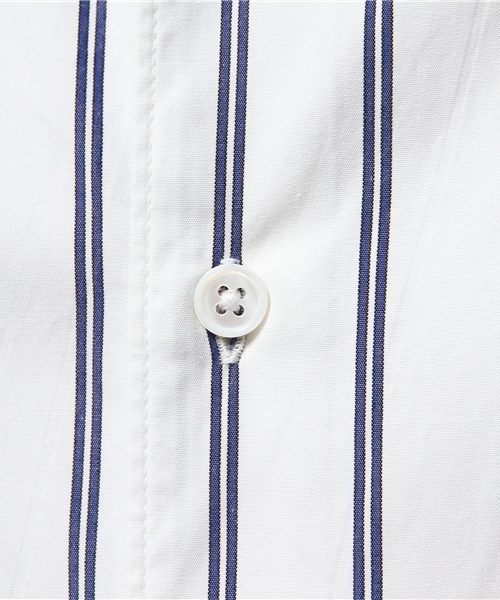 EDIFICE（エディフィス）の「◇ブルーストライプROLL UP レギュラー1（シャツ/ブラウス・メンズ・ブルー系その他/ホワイト/ブルー・46/48/44）」の6枚目の写真
