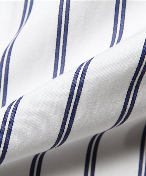 EDIFICE（エディフィス）の「◇ブルーストライプROLL UP レギュラー1（シャツ/ブラウス・メンズ・ブルー系その他/ホワイト/ブルー・46/48/44）」の7枚目の写真