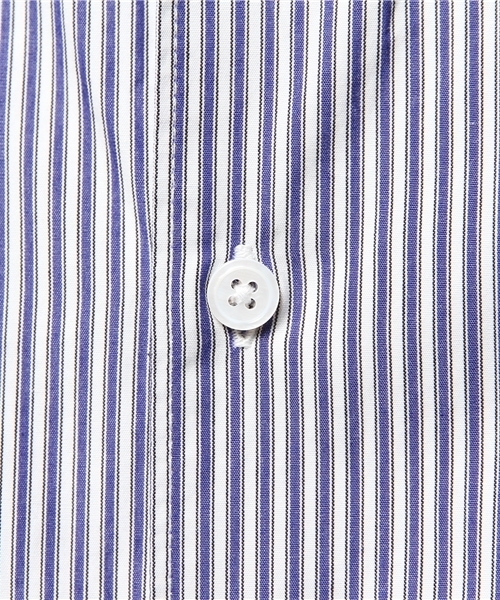 EDIFICE（エディフィス）の「◇ブルーストライプROLL UP レギュラー1（シャツ/ブラウス・メンズ・ブルー系その他/ホワイト/ブルー・46/48/44）」の8枚目の写真