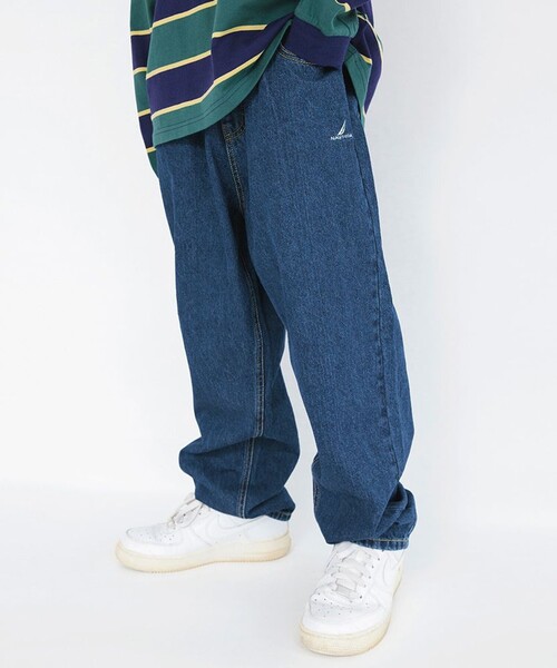 NAUTICA(ノーティカ)の「【NAUTICA/ノーティカ】ツイル・デニムロングパンツ(デニムパンツ・キッズ・ベージュ/ブルー/カーキ/ネイビー・M/XS/S/XL/L)」の3枚目の写真