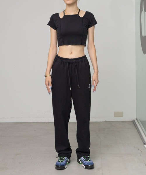 ALAND（エーランド）の「【UNISEX】ALAND／ワッペンロゴパンツ（ウラケ） 2976333（スウェットパンツ・レディース・ネイビー/ブラック/ライトグレー・MEDIUM/LARGE）」の18枚目の写真