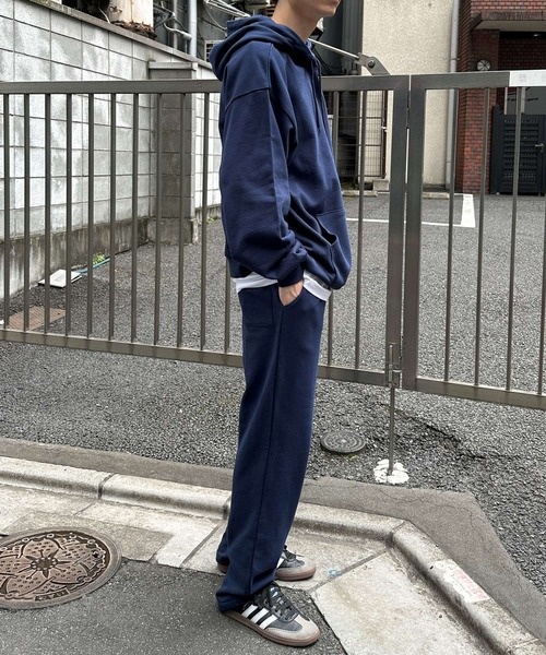 ALAND（エーランド）の「【UNISEX】ALAND／ワッペンロゴパンツ（ウラケ） 2976333（スウェットパンツ・レディース・ネイビー/ブラック/ライトグレー・MEDIUM/LARGE）」の14枚目の写真