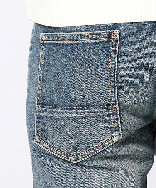 BEAMS（ビームス）の「◆BEAMS / ハイストレッチ スキニー デニム パンツ（デニムパンツ・メンズ・サックスブルー/ブラック・SMALL/MEDIUM/LARGE/X-LARGE）」の8枚目の写真