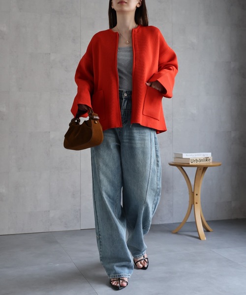 model:162cm 着用サイズ：F