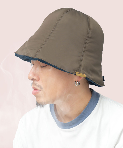 撥水ポリエステル サウナハット（中綿入り高断熱モデル）（ハット