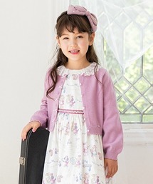 プチリボン　ウールカーディガン