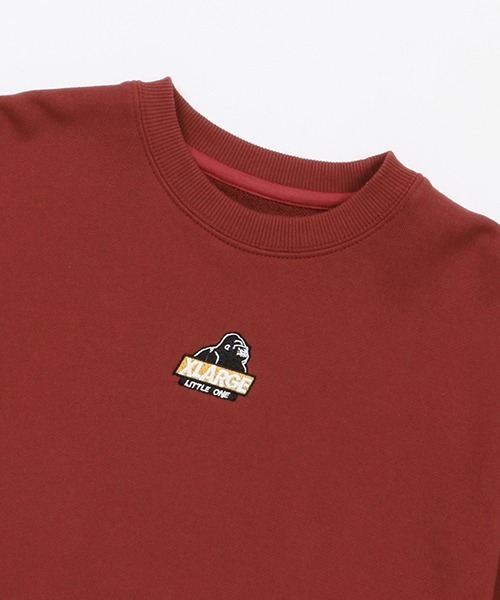 XLARGE KIDS（エクストララージキッズ）の「ワンポイントゴリラトレーナー（スウェット・キッズ・グリーン/ブラック/トップグレー/ワインレッド・100cm/90cm/130cm/120cm/110cm/80ｃｍ/140cm）」の12枚目の写真