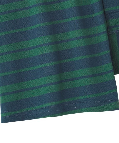 GUNZE（グンゼ）の「POLO BCS/ポロ ビーシーエス ニットトランクス 先染めボーダー（トランクス・メンズ・グリーン/グレー・MEDIUM/LARGE）」の6枚目の写真