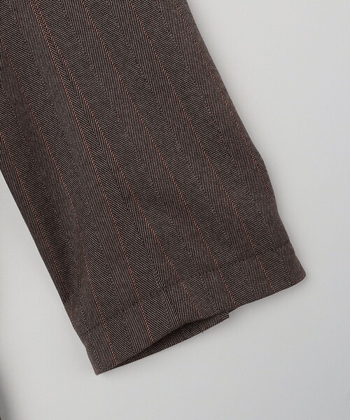 セール】SHIPS Colors:ヘリンボーン ステンカラー コート（ステン