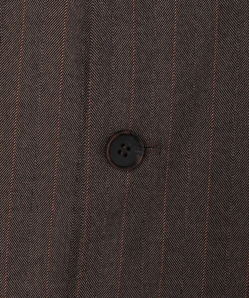 セール】SHIPS Colors:ヘリンボーン ステンカラー コート（ステン