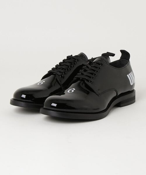 KIDS LOVE GAITE（キッズラブゲイト）の「KIDS LOVE GAITE UK OFFICER (UK OFFICER)（ドレスシューズ・メンズ・ブラック/ホワイト・7/9/10/6/8/5）」の2枚目の写真