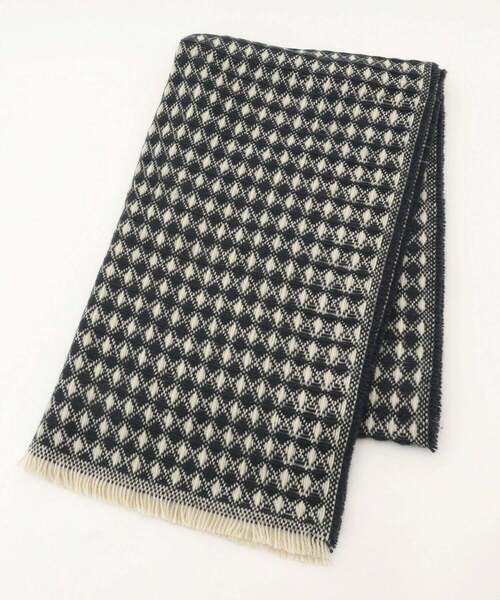 FRAPBOIS(フラボア)の「タイルストール(ストール/ショール・レディース・ネイビー/レッド・FREE)」の1枚目の写真