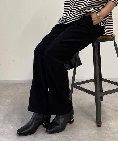 EVOL（イーボル）の「EVOL/メタルヒールショートブーツ（ブーツ・レディース・アイボリー/ブラック・M/S/L）」の12枚目の写真