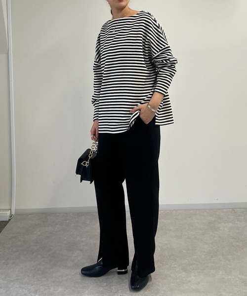 EVOL（イーボル）の「EVOL/メタルヒールショートブーツ（ブーツ・レディース・アイボリー/ブラック・M/S/L）」の13枚目の写真