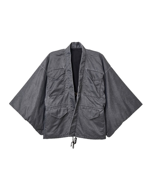 和ROBE(ワローブ)の「和ROBE / WA-65 HAORI(ミリタリージャケット・メンズ・カーキ/ブラック・3/2)」の12枚目の写真