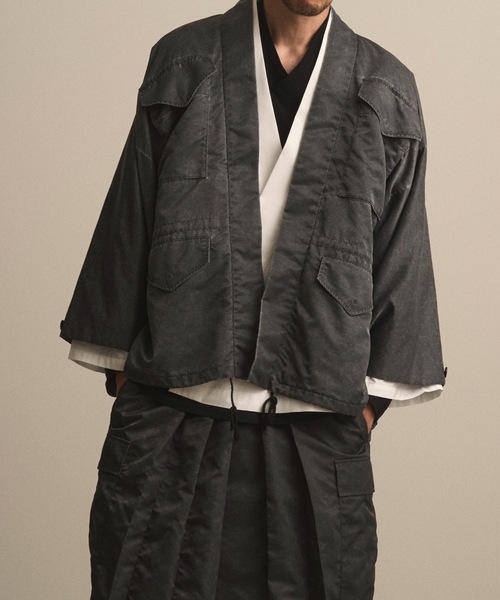 和ROBE(ワローブ)の「和ROBE / WA-65 HAORI(ミリタリージャケット・メンズ・カーキ/ブラック・3/2)」の11枚目の写真