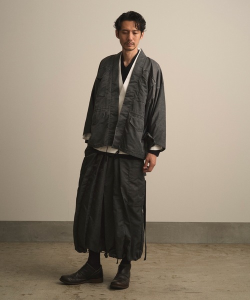 和ROBE(ワローブ)の「和ROBE / WA-65 HAORI(ミリタリージャケット・メンズ・カーキ/ブラック・3/2)」の6枚目の写真