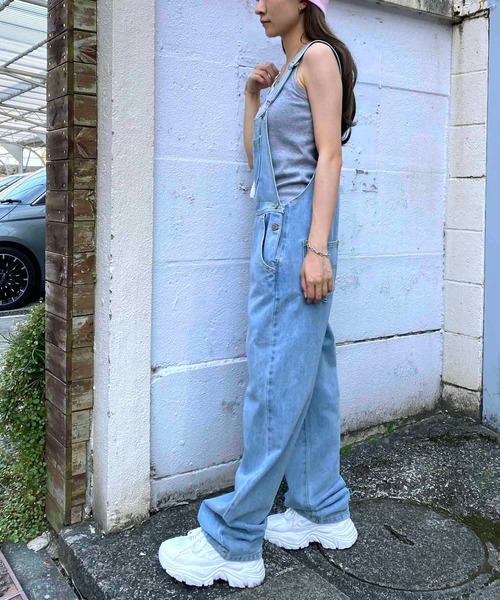 NANEA(ナネア)の「デニムオールインワン(サロペット/オーバーオール・レディース・ネイビー/ブルー・LARGE/SMALL/MEDIUM)」の8枚目の写真