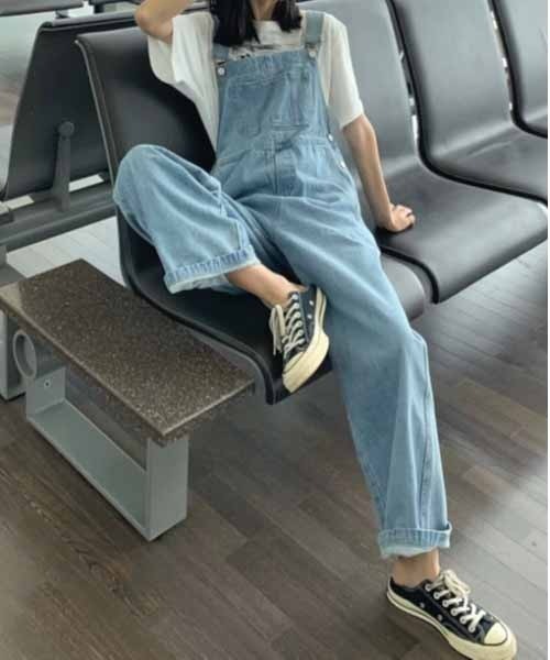 NANEA(ナネア)の「デニムオールインワン(サロペット/オーバーオール・レディース・ネイビー/ブルー・LARGE/SMALL/MEDIUM)」の22枚目の写真
