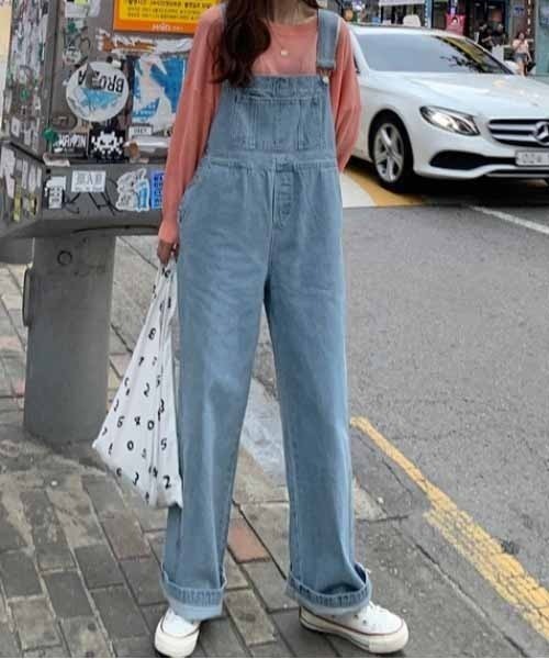 NANEA(ナネア)の「デニムオールインワン(サロペット/オーバーオール・レディース・ネイビー/ブルー・LARGE/SMALL/MEDIUM)」の16枚目の写真