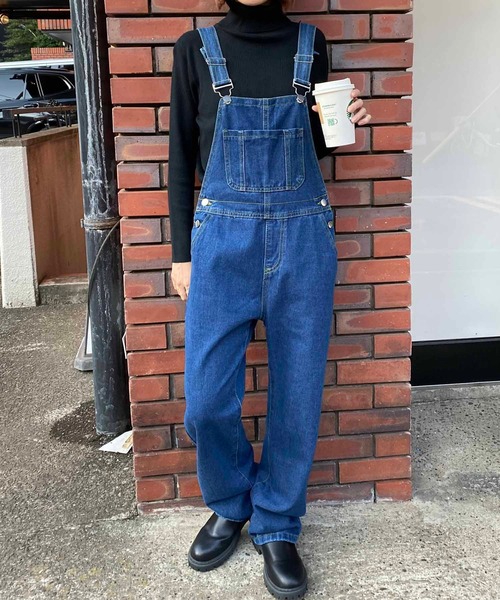NANEA(ナネア)の「デニムオールインワン(サロペット/オーバーオール・レディース・ネイビー/ブルー・LARGE/SMALL/MEDIUM)」の11枚目の写真