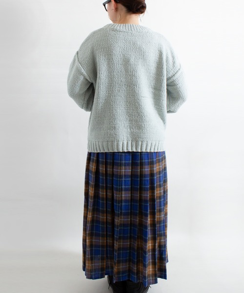 ALL ORDINARIES（オールオーディナリーズ）の「【LITTLE MARKET（リトルマーケット）】モールヤーンニットプルオーバー（ニット/セーター・レディース・グレー/イエロー/ブルー・FREE）」の21枚目の写真