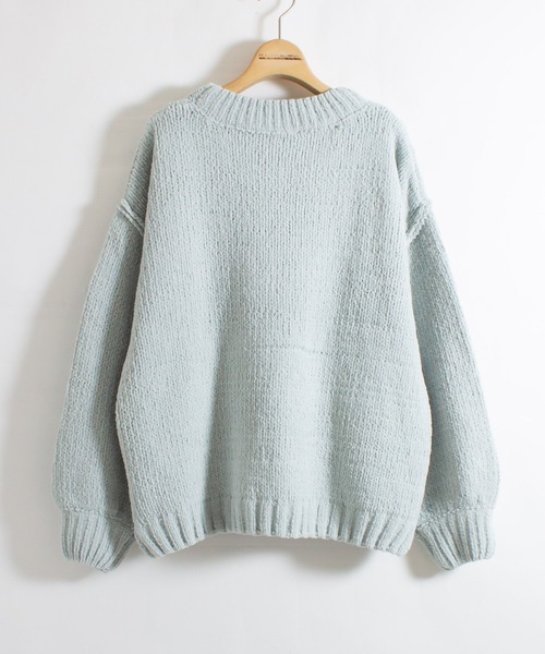 ALL ORDINARIES（オールオーディナリーズ）の「【LITTLE MARKET（リトルマーケット）】モールヤーンニットプルオーバー（ニット/セーター・レディース・グレー/イエロー/ブルー・FREE）」の4枚目の写真