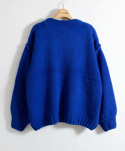 ALL ORDINARIES（オールオーディナリーズ）の「【LITTLE MARKET（リトルマーケット）】モールヤーンニットプルオーバー（ニット/セーター・レディース・グレー/イエロー/ブルー・FREE）」の6枚目の写真