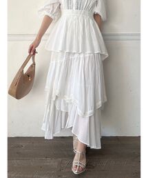 dazzlin | ティアードヘムコットンスカート(スカート)