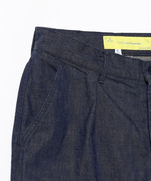 NECESSARY or UNNECESSARY（ネセサリーオアアンネセサリー）の「NECESSARY or UNNECESSARY / WIDE DENIM ワイドデニムパンツ（デニムパンツ・メンズ・インディゴブルー・32inch/30inch/34inch）」の3枚目の写真