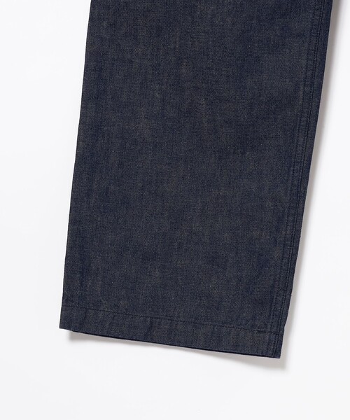 NECESSARY or UNNECESSARY（ネセサリーオアアンネセサリー）の「NECESSARY or UNNECESSARY / WIDE DENIM ワイドデニムパンツ（デニムパンツ・メンズ・インディゴブルー・32inch/30inch/34inch）」の5枚目の写真