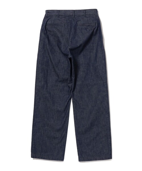NECESSARY or UNNECESSARY（ネセサリーオアアンネセサリー）の「NECESSARY or UNNECESSARY / WIDE DENIM ワイドデニムパンツ（デニムパンツ・メンズ・インディゴブルー・32inch/30inch/34inch）」の6枚目の写真