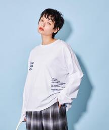CITEN | ＜CITEN＞ロゴ グラフィック ロングスリーブ Tシャツ(Tシャツ/カットソー)