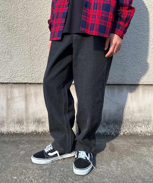 GLAZOS(グラソス)の「デニム・バギーパンツ(その他パンツ・キッズ・グレー/ブルー・140cm/150cm/160cm/170cm)」の2枚目の写真