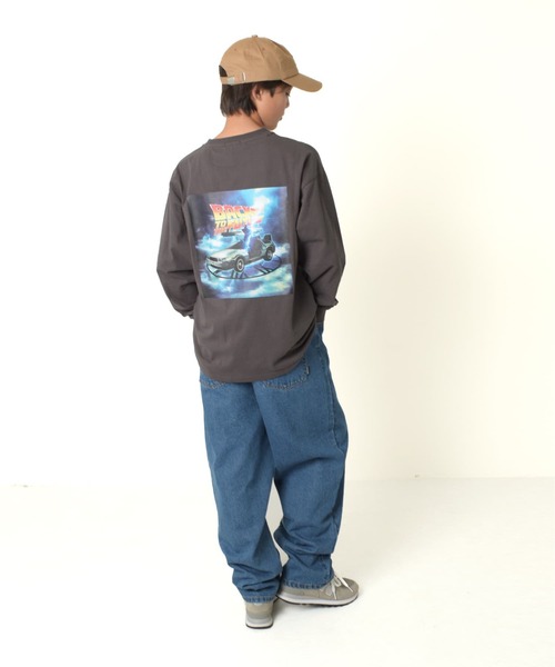 GLAZOS(グラソス)の「デニム・バギーパンツ(その他パンツ・キッズ・グレー/ブルー・140cm/150cm/160cm/170cm)」の4枚目の写真