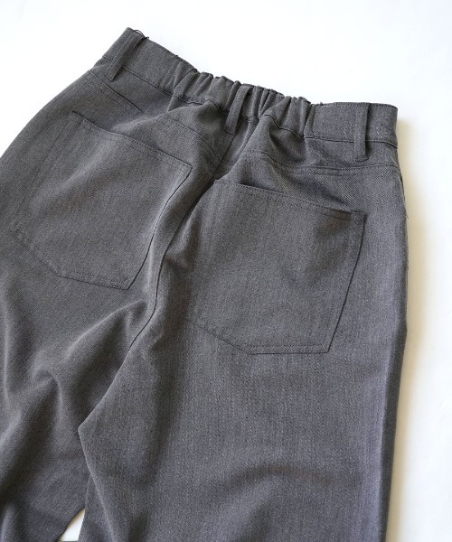 e-zakkamania stores(イーザッカマニアストアーズ)の「ベーシック ワイドパンツ(その他パンツ・レディース・杢グレー/ブラウン/ブラック/カーキ・L/M)」の18枚目の写真