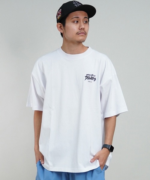 LURKING CLASS(ラーキングクラス)の「【ムラサキスポーツ別注】LURKING CLASS/ラーキングクラス バックプリント オーバーサイズ ST24STM10(Tシャツ/カットソー・メンズ・ブラック/ホワイト・M/L/XL)」の13枚目の写真