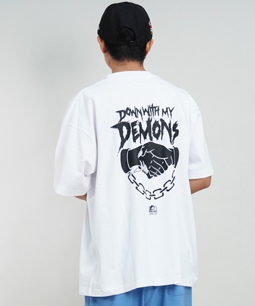 LURKING CLASS(ラーキングクラス)の「【ムラサキスポーツ別注】LURKING CLASS/ラーキングクラス バックプリント オーバーサイズ ST24STM10(Tシャツ/カットソー・メンズ・ブラック/ホワイト・M/L/XL)」の15枚目の写真